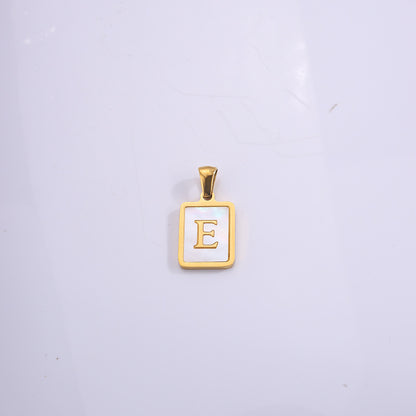 Fashion Real Gold Plated Letter Female Pendants