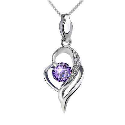 Simple Fresh Female Constellation Heart Fashion Pendants