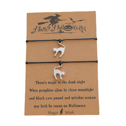 Halloween Gift Kangaroo Bat Cat Alloy Pendants