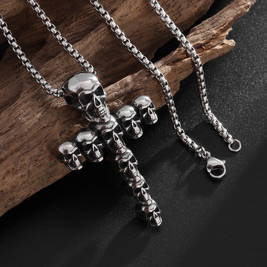 Retro Skull Cross Fashion Creative Halloween Necklaces