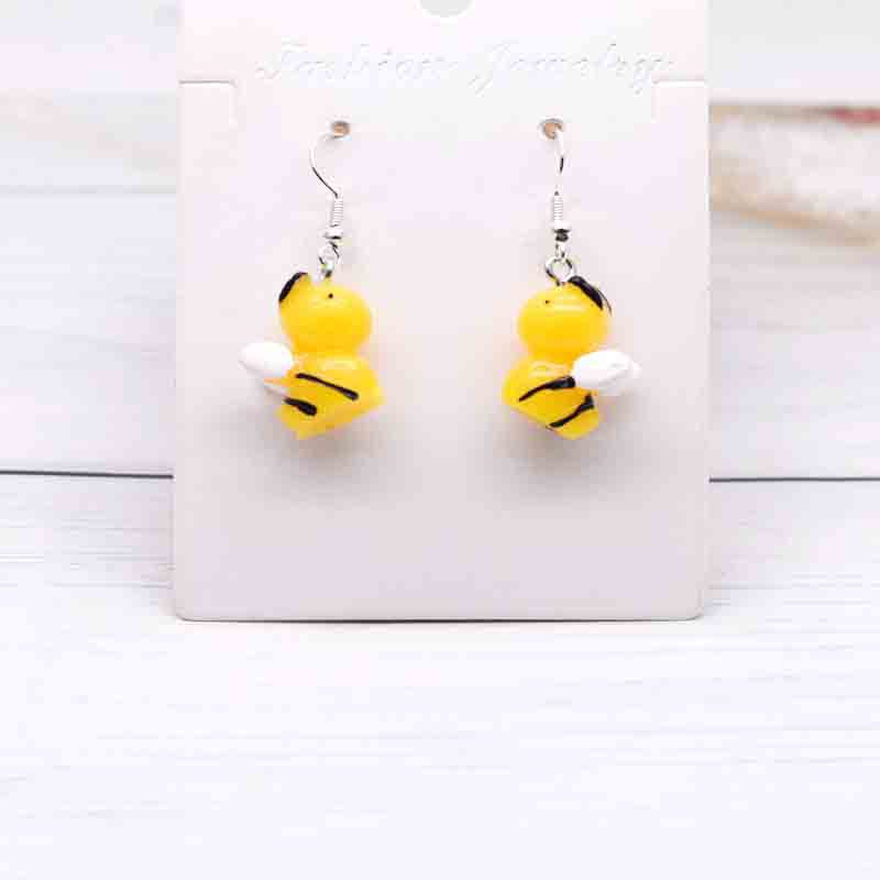 Ice Cream Candy Drink Resin Homemade Earrings