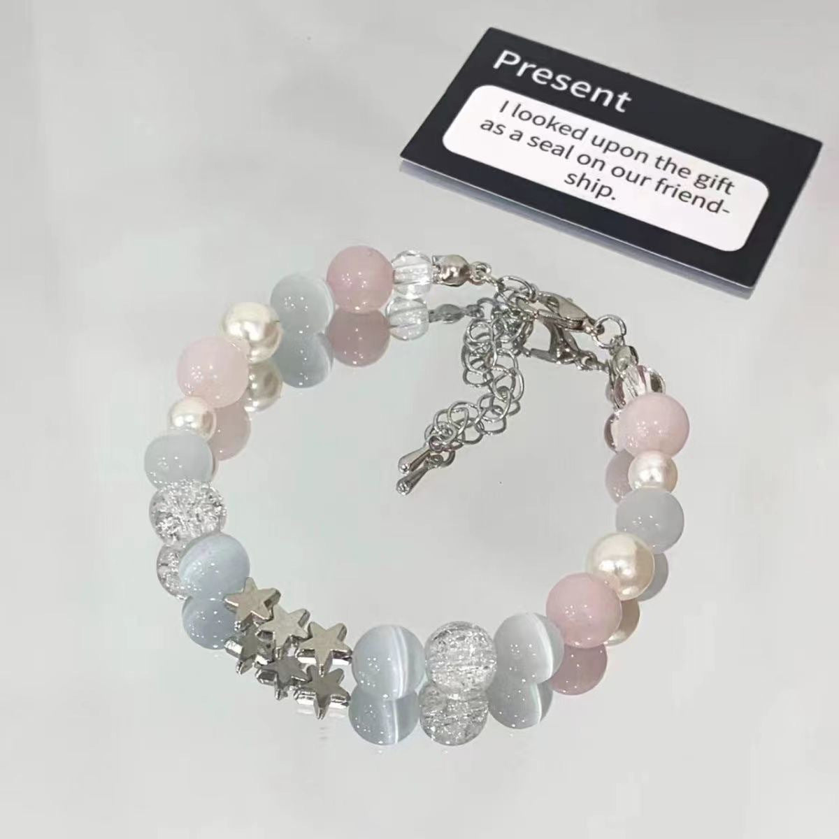 Peach Blossom Beaded Trendy Design Cherry Bracelets