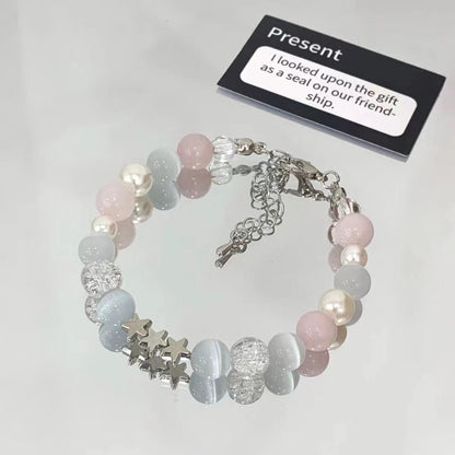 Peach Blossom Beaded Trendy Design Cherry Bracelets