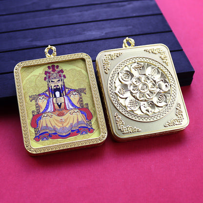 Fifth Master Small Yellow God Wealth Pendants