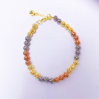 High-grade Mixed Color Lucky Beads Adjustable Fashion Jewelry Bracelets