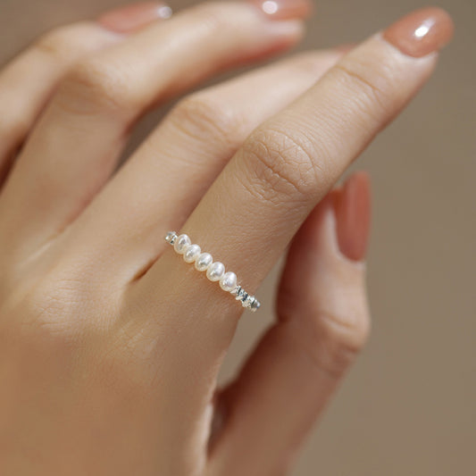 Summer Shining Small Pieces Of Sier Style Rings