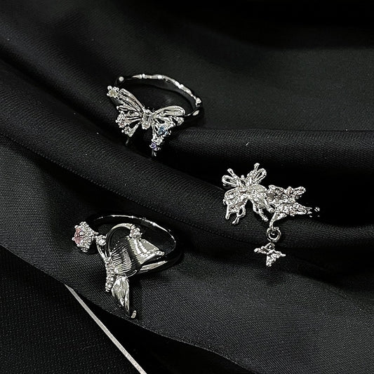 Shadow Series Design Open High-grade Cold Rings