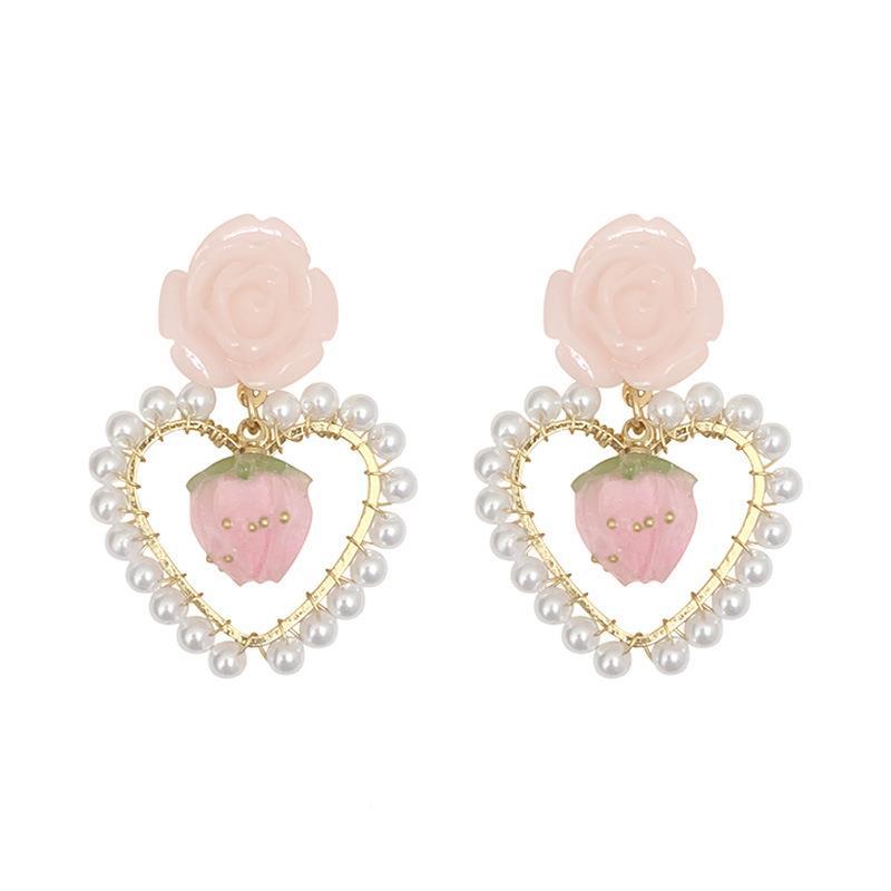 Niche Design Geometric Pearl Fashion Ear Earrings