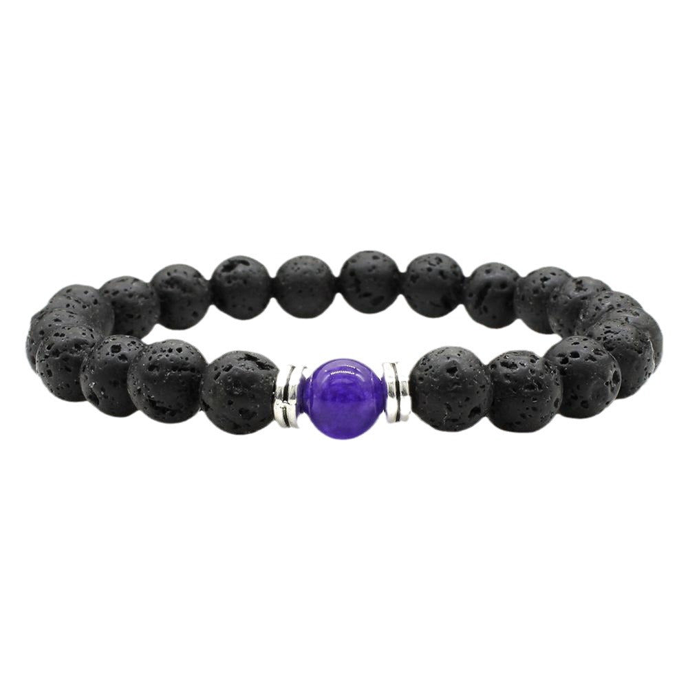 Women's Ornament Accessories Volcanic Rock Yoga Wheel Bracelets