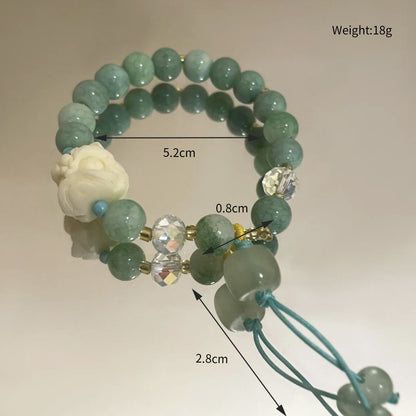 Chinese Ancient Style Beaded High-grade Natural Bracelets