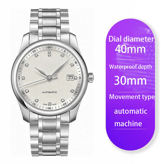 Men's Watch Master Classic Fashion Steel Strap Mechanical Watches