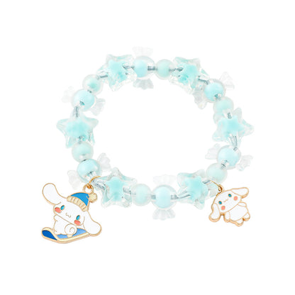 Anime Hello Kitty Clow Beaded Ornament Bracelets