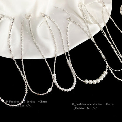 Women's High-grade Pearl Summer Personality Clavicle Chain Necklaces