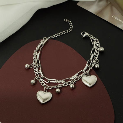 Women's Stainless Steel Versatile Style Fashion Ornament Bracelets