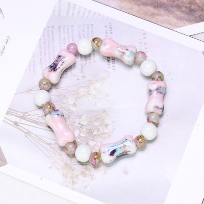 Ornament Ceramic Chinese Beaded Female Niche Bracelets