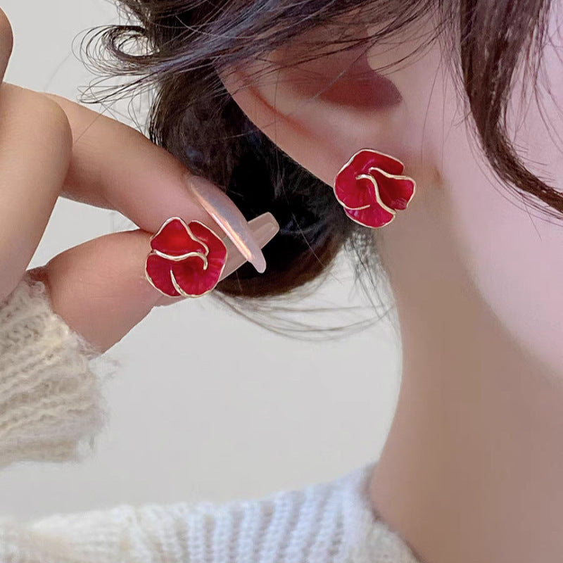 Affordable Luxury Fashion High-grade Small Fresh Flower Earrings