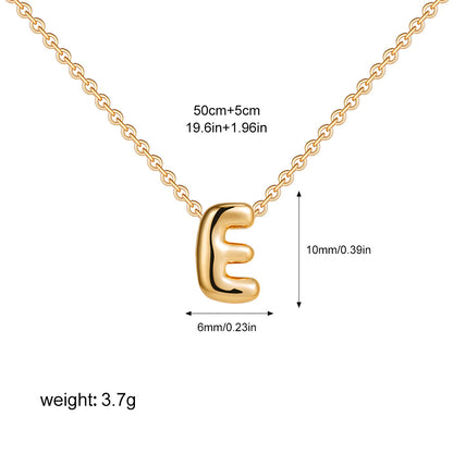 English Letter Simple High-grade Stainless Steel Necklaces