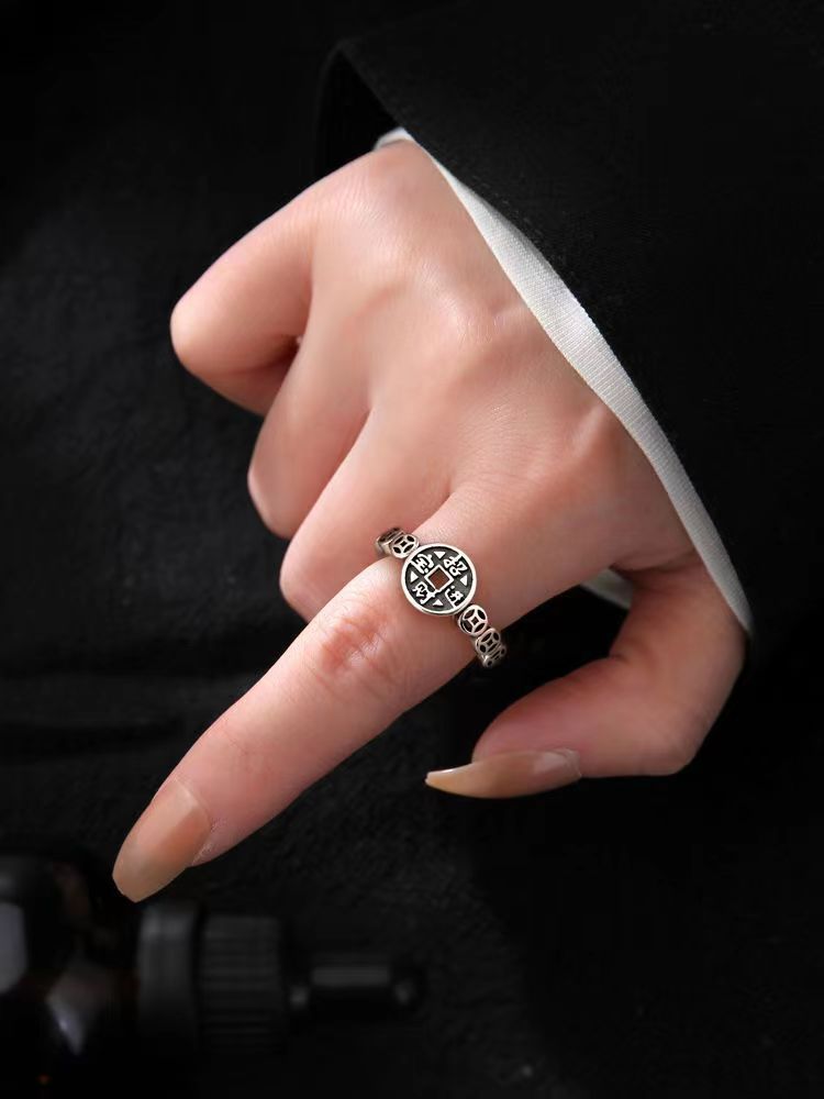 Women's & Men's Fashion Ornament Vintage Thai Sier Diamond Rings