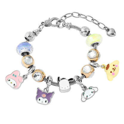 Anime Hello Kitty Clow Beaded Ornament Bracelets