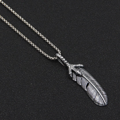 Men's Chain Hip Hop Style Titanium Steel Couple Necklaces