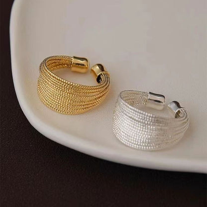 Super Many Lines Design High Sense Rings