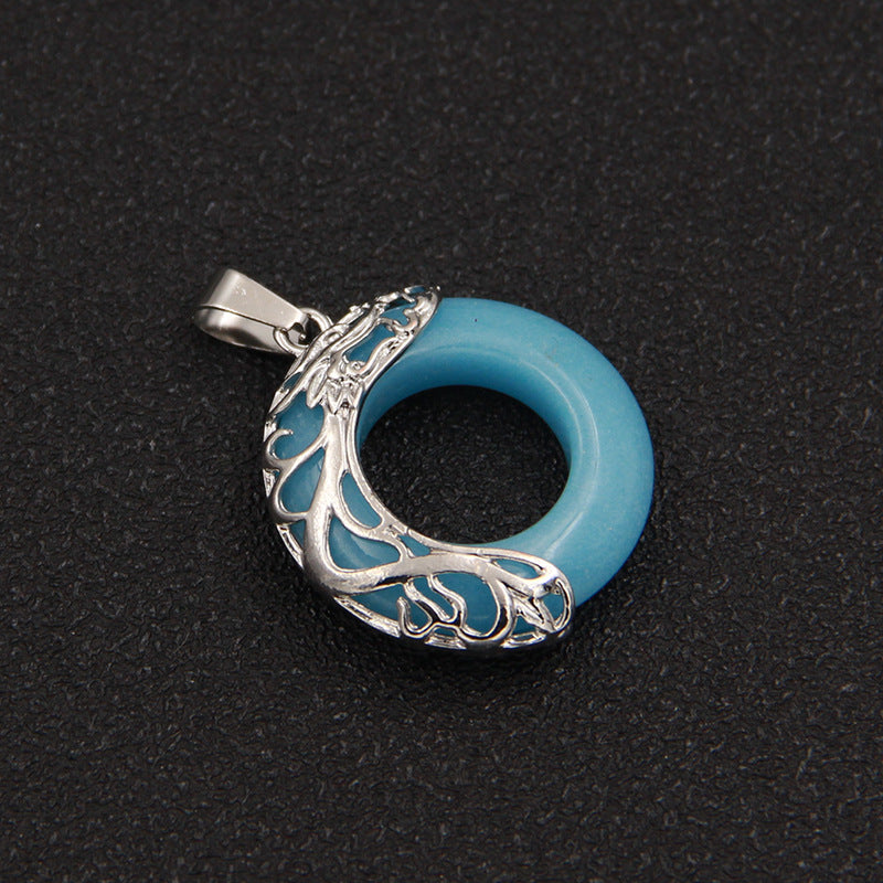 Peace Buckle Sun Moon Guardian Retro Pendants