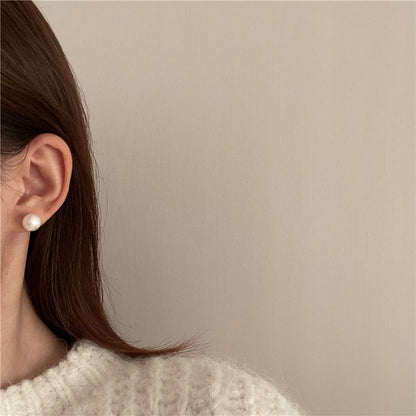 Cotton Vintage Texture Pearl Grace Ear Entire Earrings