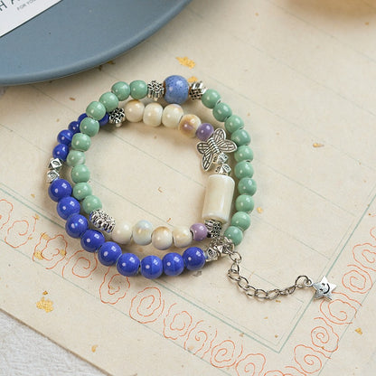 Hand-woven Ceramic Artistic Ethnic Style Couple Bracelets