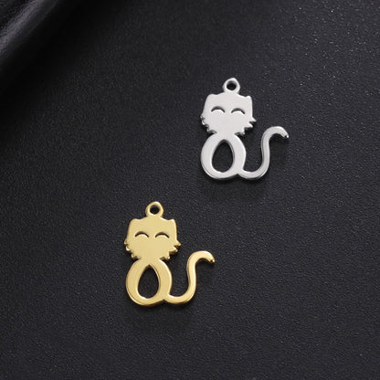 Cat Rabbit Pigeon Peace Bird Feather Pendants