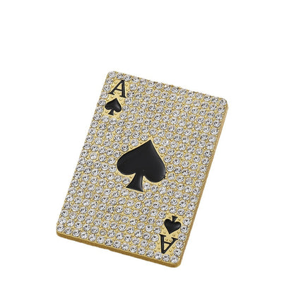 Hop Cool Diamond Playing Cards Street Rap Punk Cuban Pendants