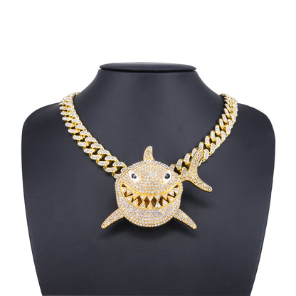 Women's & Men's Cool Shark Hip Hop Fashion Rap Pendants