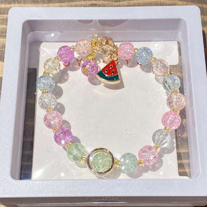 Boxed Beaded Colored Glaze Beads Jewelry Bracelets