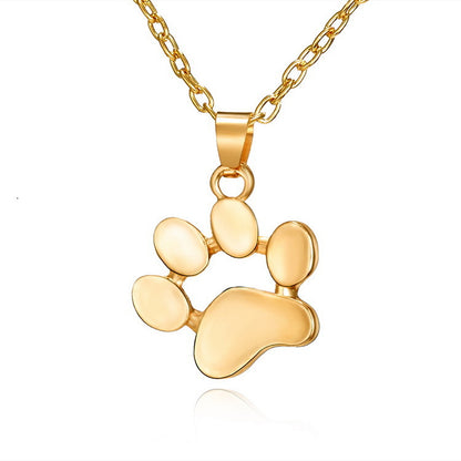 Popular Cute Animal Cat's Paw Feet Necklaces