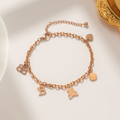Hip Hop Bear Female Summer Niche Design Bracelets