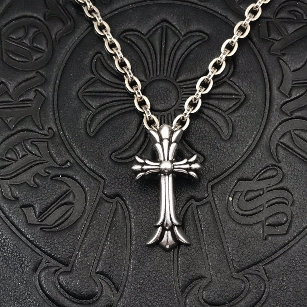 Women's & Men's Large Cross Big Sword Sweater Chain Necklaces