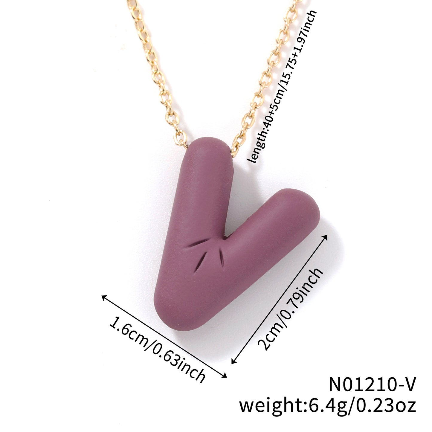 Comfortable Fashionable Personalized Trendy Simple Letter Necklaces