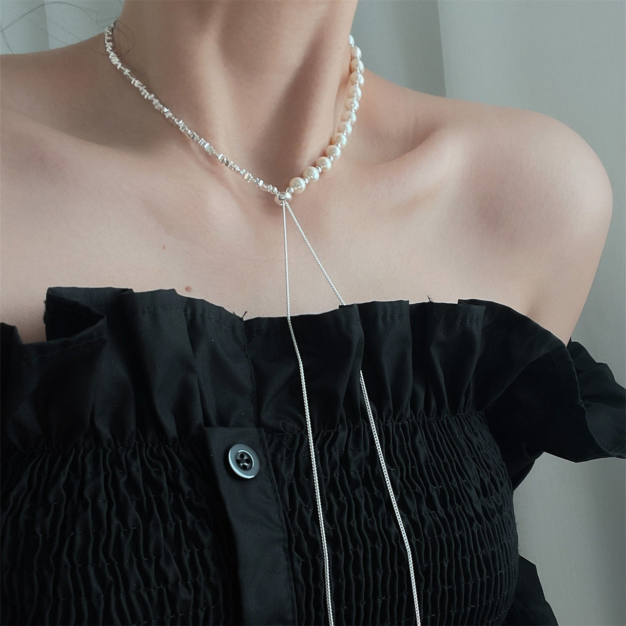 Women's High-grade Pearl Summer Personality Clavicle Chain Necklaces