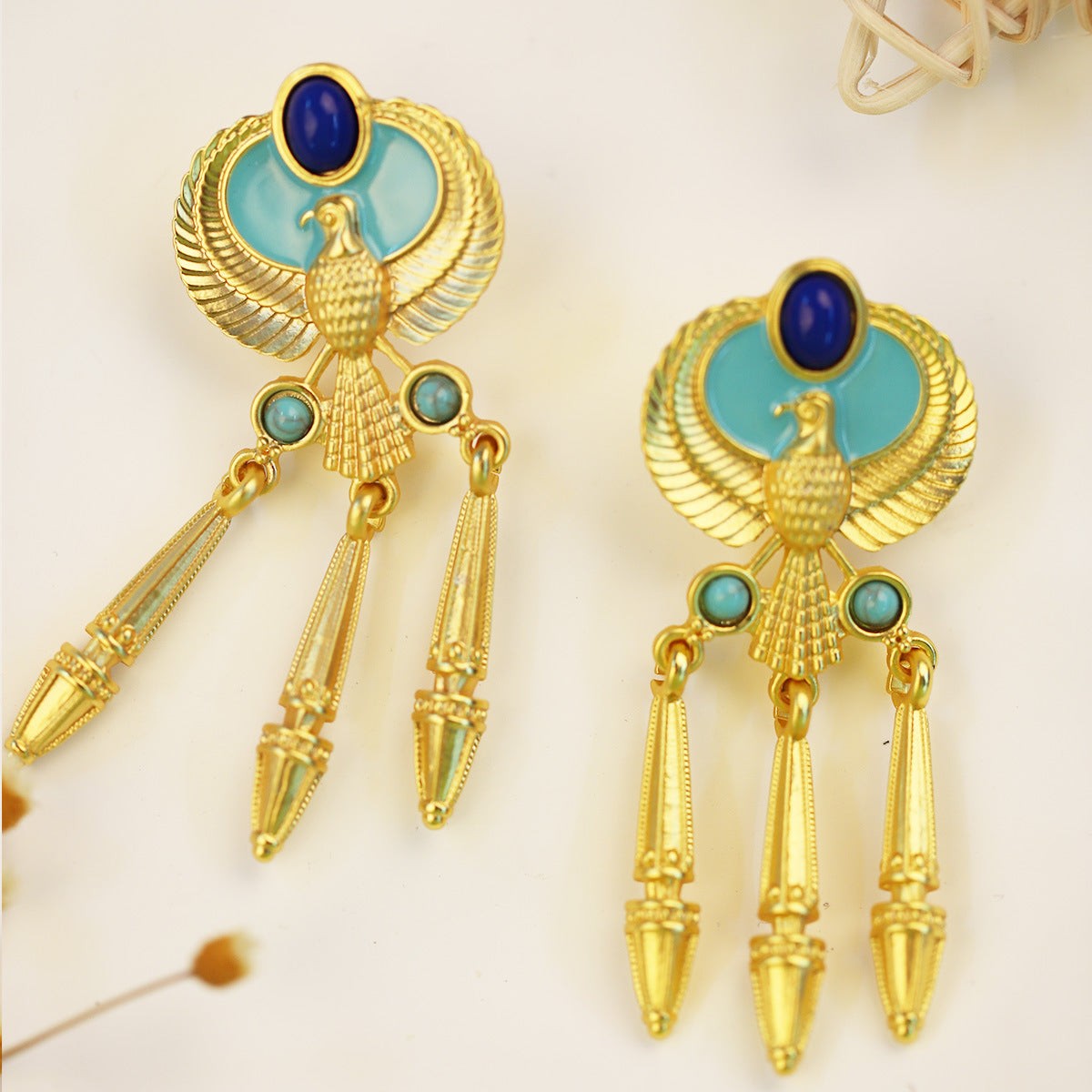 Women's Palace Style Niche High-grade Vintage Ornament Earrings