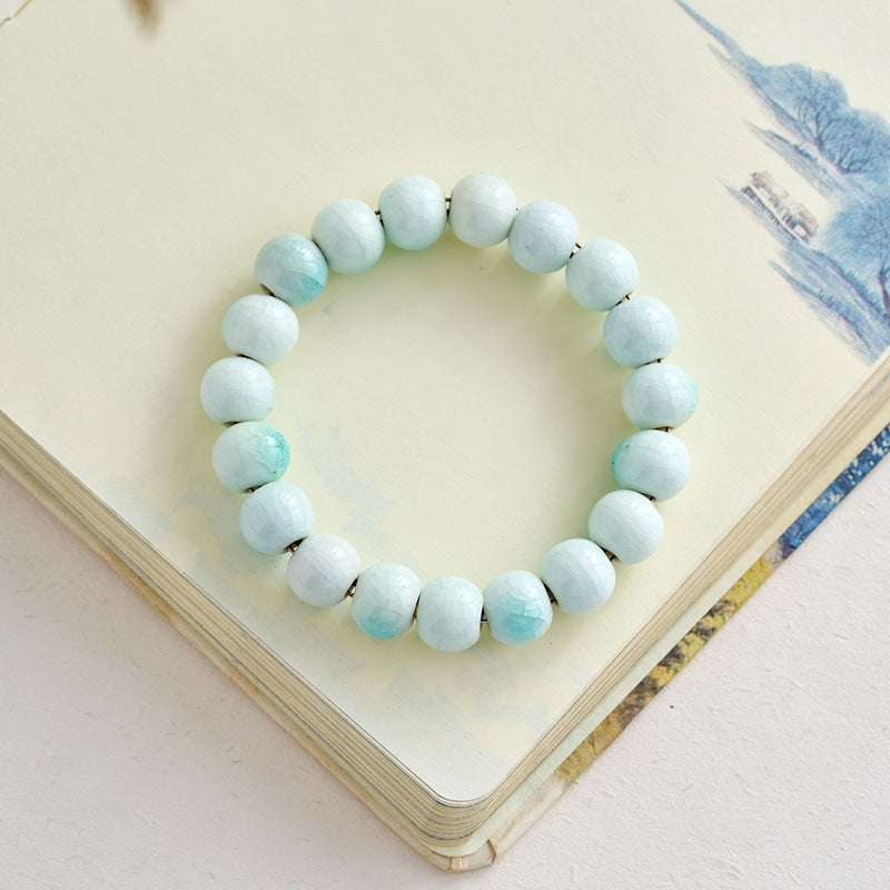 Ceramic Ornament Fashion Flower Glaze Beads Casual Bracelets