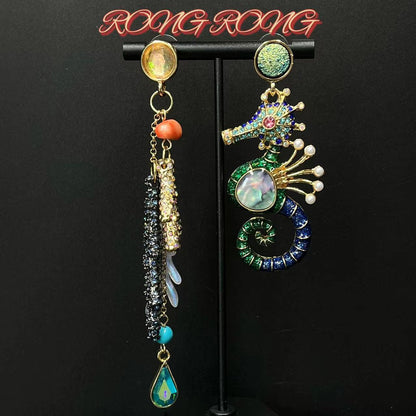 Sweet Court Style Exaggerated Personalized High-grade Earrings