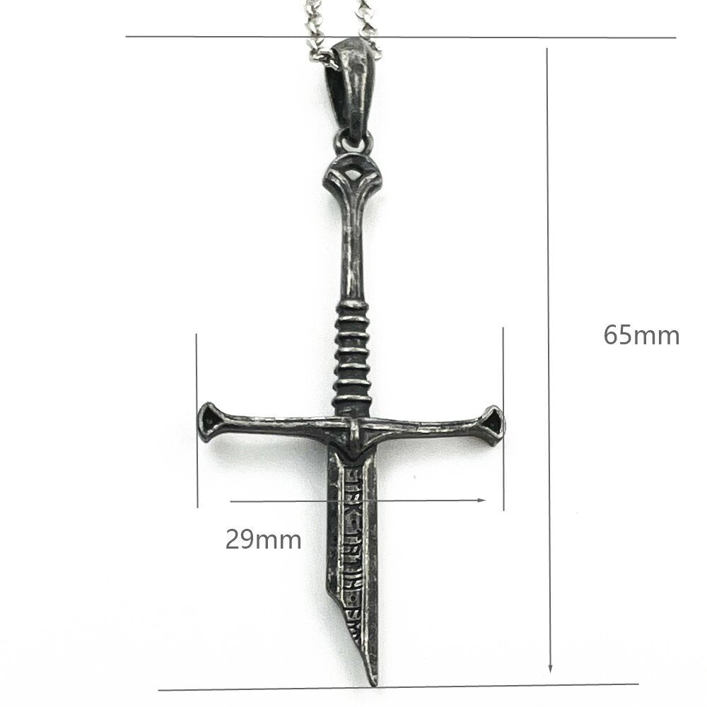 Classic Movie Sword Broken Model Jewelry Necklaces