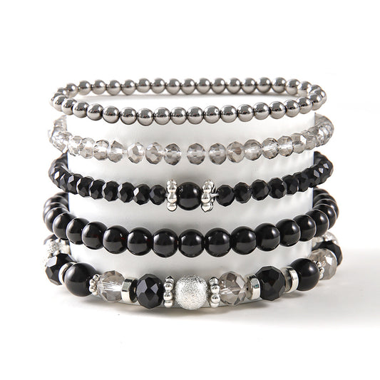 Gift Fashion Simple Crystal Beaded Stretch Bracelets