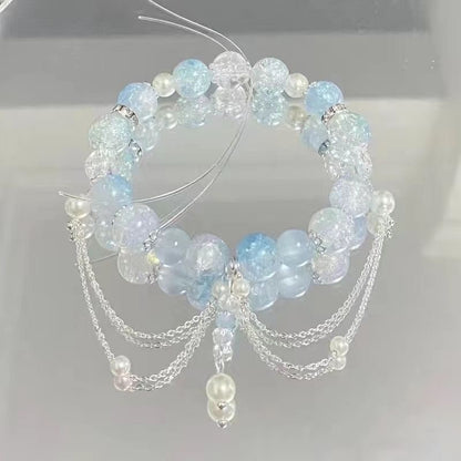 Novel Beaded Tassel Female Design Good-looking Bracelets