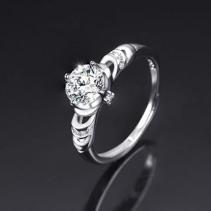 Moissanite Female Live Streaming On Opening Rings
