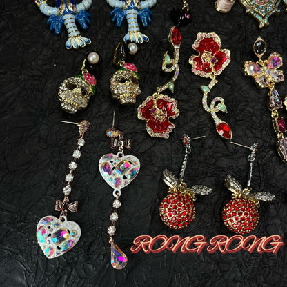 Sweet Court Style Exaggerated Personalized High-grade Earrings