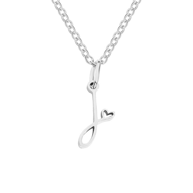 Letter Female Personalized Minority Clavicle Chain Pendants