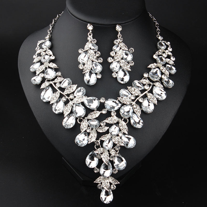 Women's Jewelry Exaggerated Personalized Rhinestone Big Suit Necklaces