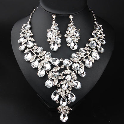 Women's Jewelry Exaggerated Personalized Rhinestone Big Suit Necklaces