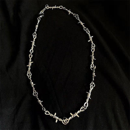 Women's & Men's Niche Retro Thorn Mango Clavicle Chain Necklaces