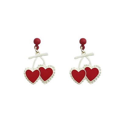 Style Temperament Girly Minority Simple Sier Pin Earrings